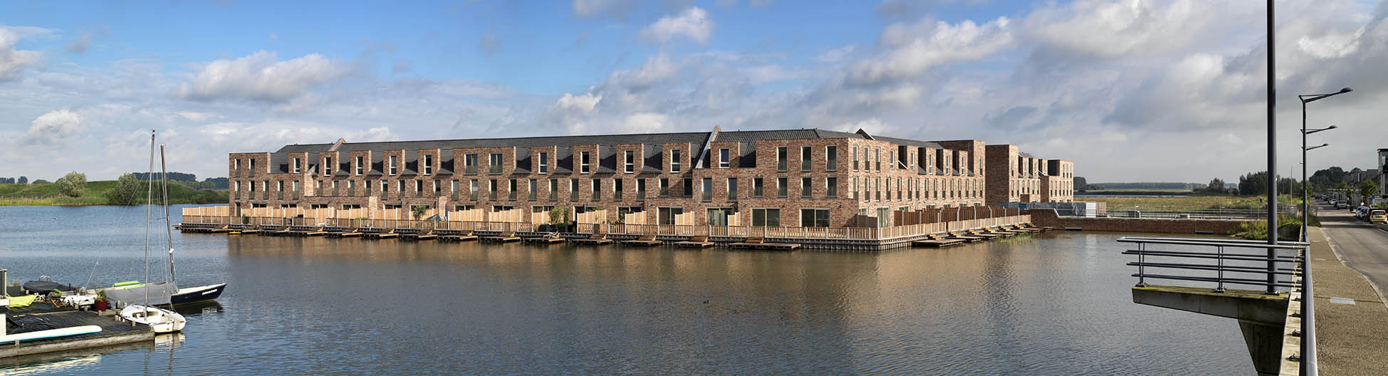 De Vlondertuinen Rosmalen uitzicht op wooneiland