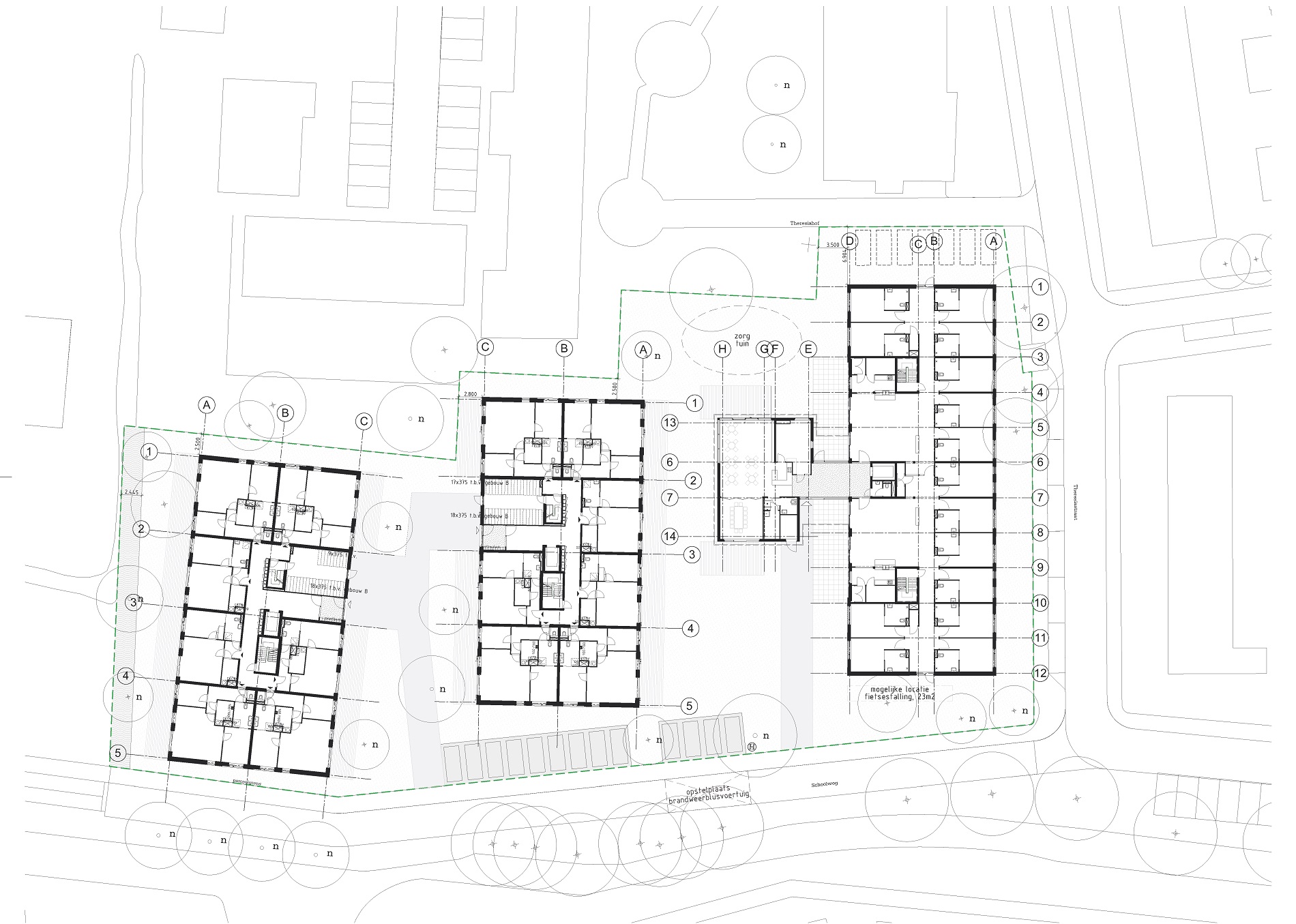 Woonzorgcomplex Theresia Ouderkerk aan de Amstel plattegrond