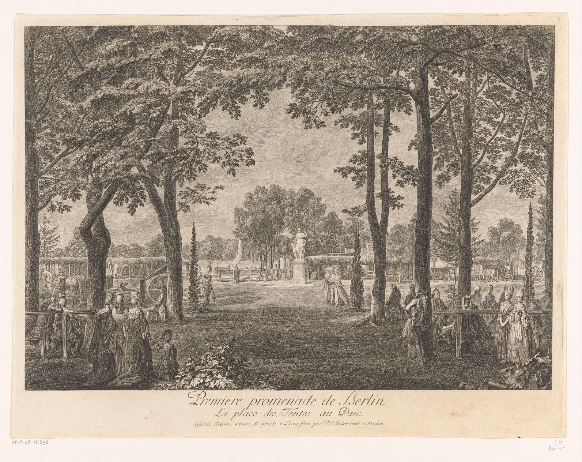 Magazine #12 Tentenkamp in de Tiergarten te Berlijn, Daniel Nikolaus Chodowiecki - vrij gebruik ovv Rijksmuseum-min