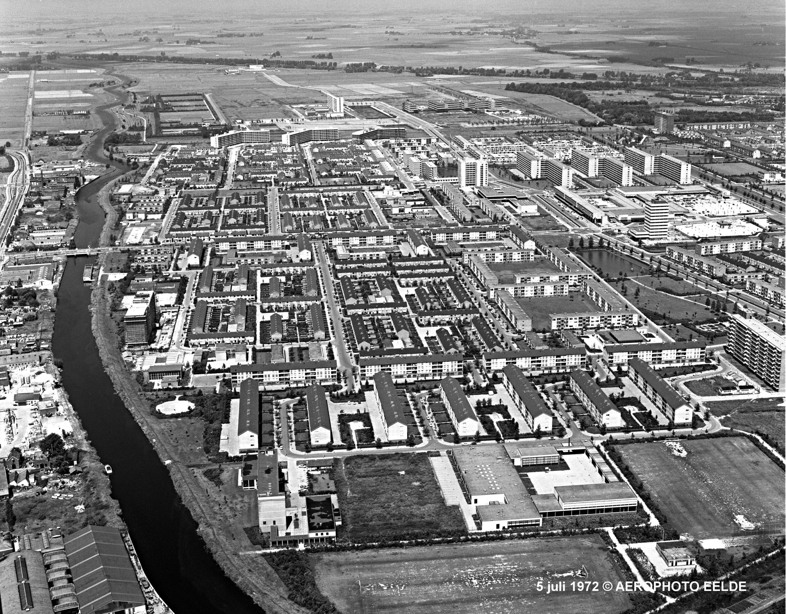 3656-1 Groningen Paddepoel 5 juli 1972