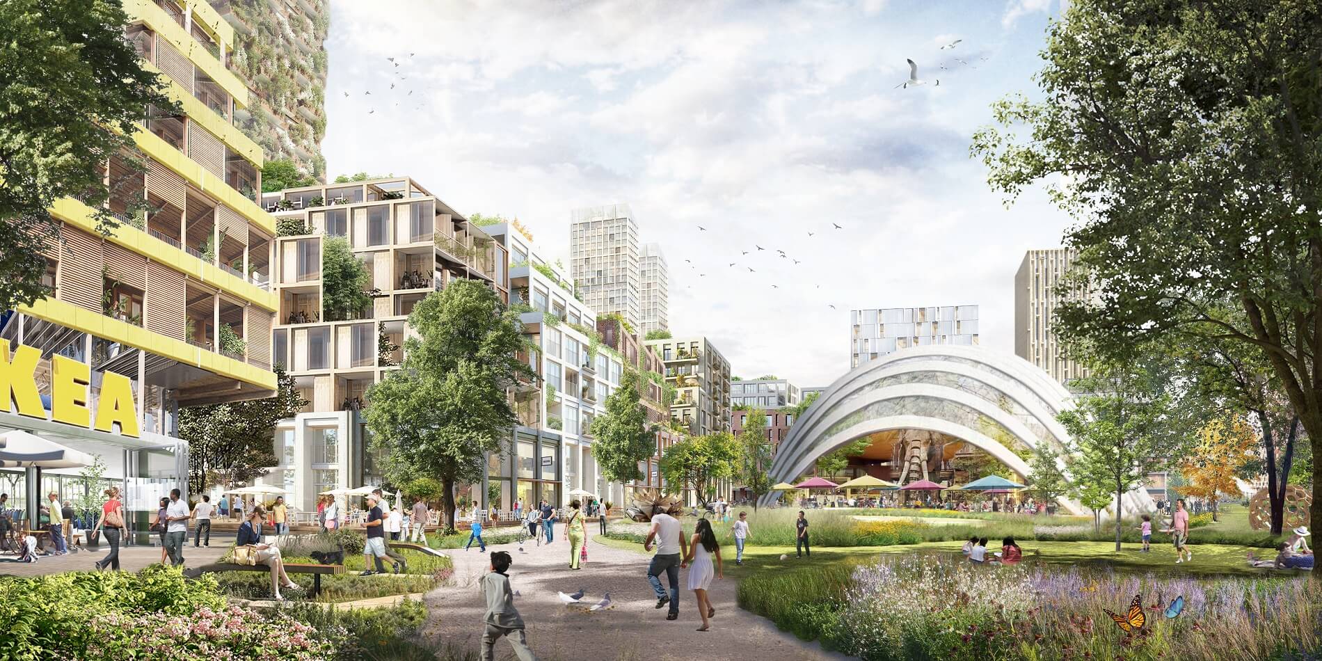 MegaStores in Den Haag, ontwerp door Rijnboutt