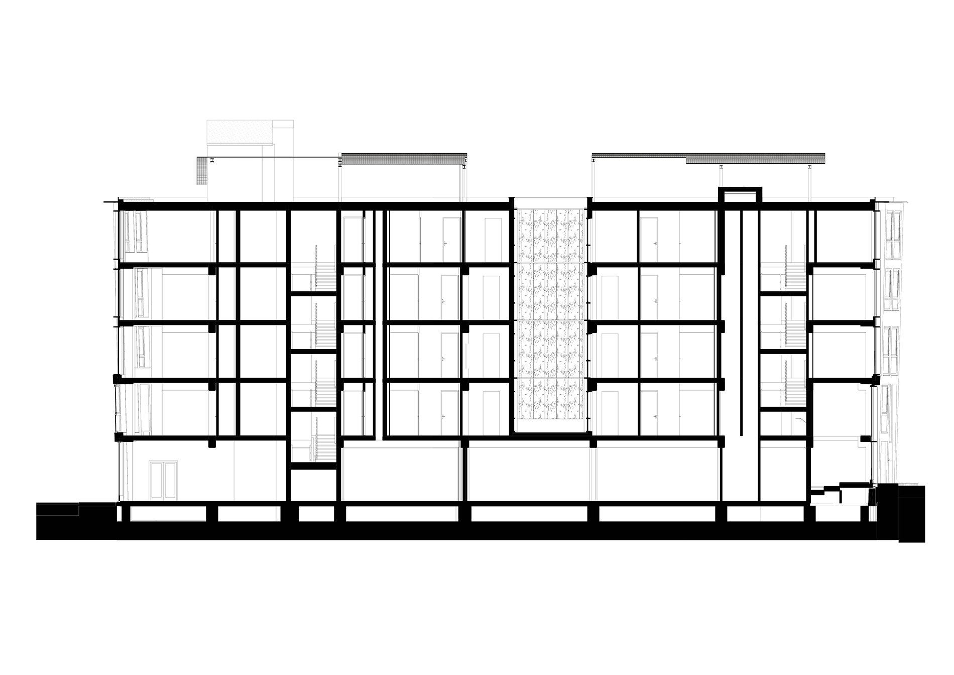 Rijnboutt-Beursstraat-doorsnede