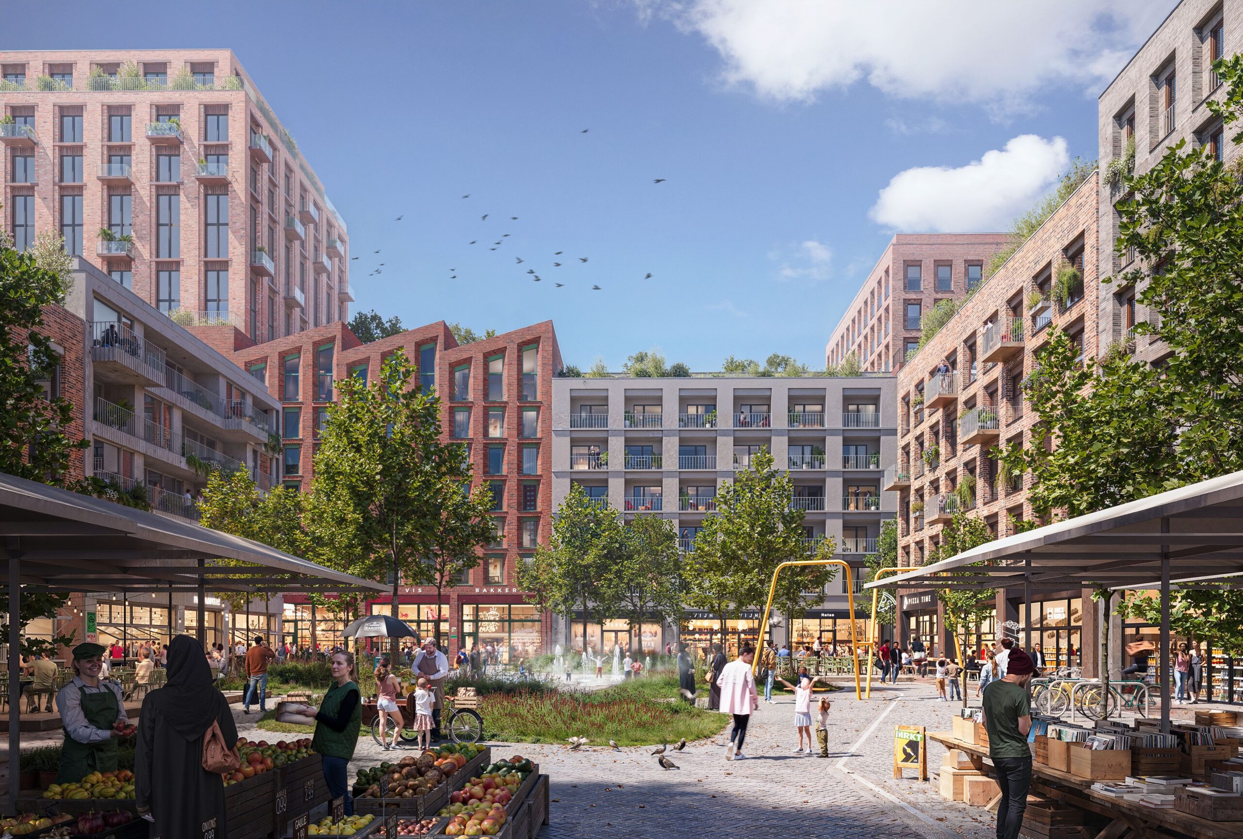 rijnboutt architectuur stedenbouw mrkt marktplein