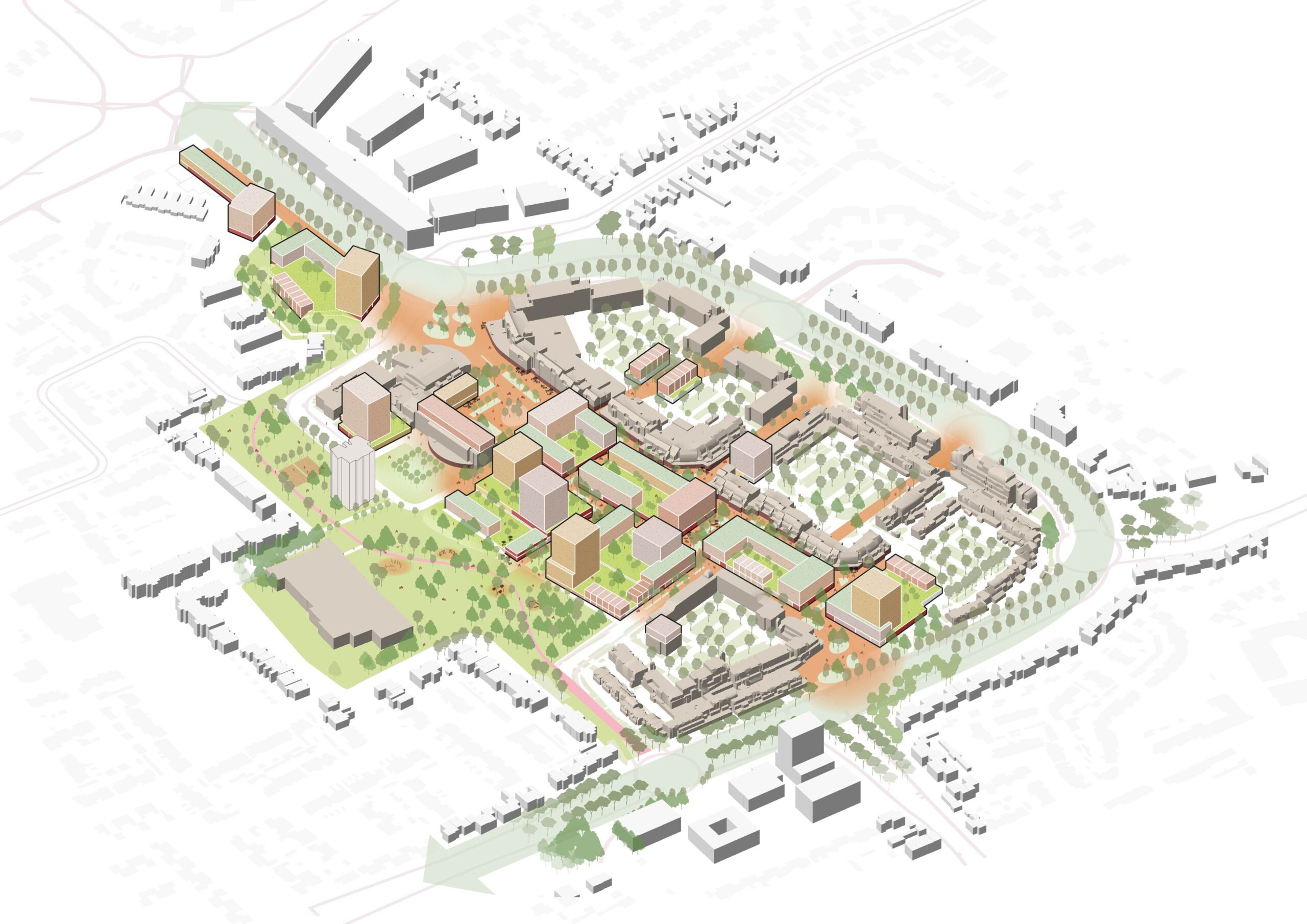 2308-AXO-centrum Veldhoven-Visie-maximaal