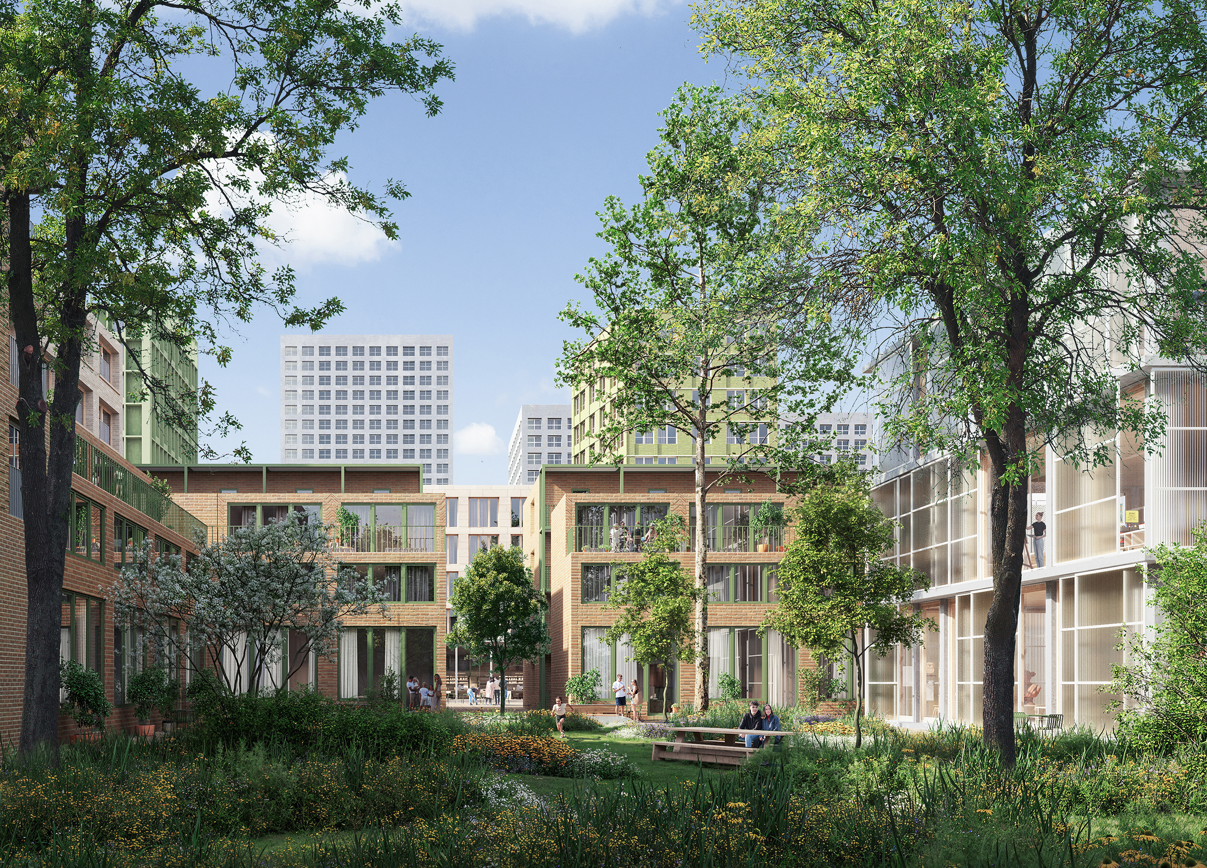 Centrum Schalkwijk Haarlem-Rijnboutt-hierarchie in de openbare ruimte-credit-vivid-vision
