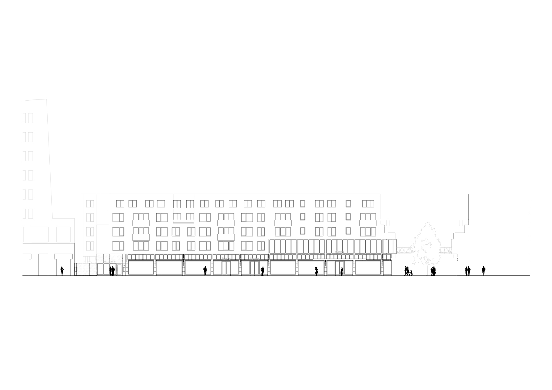 rijnbout architecten amsterdamse poort - gevel oost (Abcouderpad)